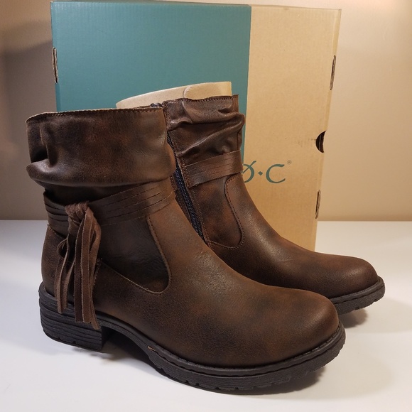 Born Boc Max Brown Ankle Booties | Poshmark